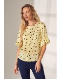 Bluza de dama cu buline, lamaie 0467 - Magazin online - Boutique